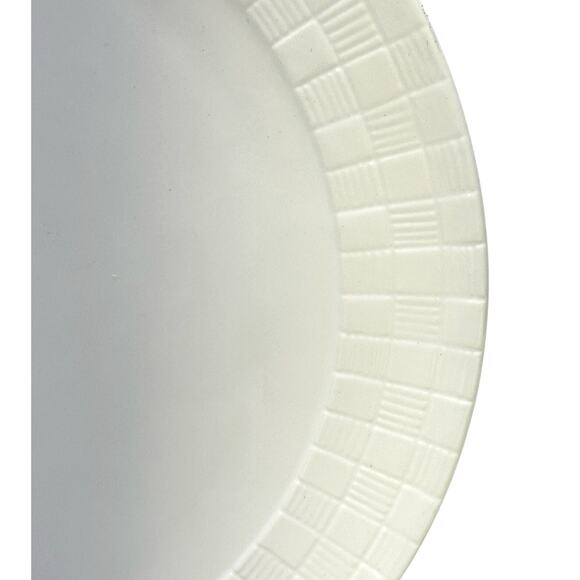 Chantilly White Graphic Studio Nova Embossed 13" Large Round Serving Platter - Picture 3 of 4